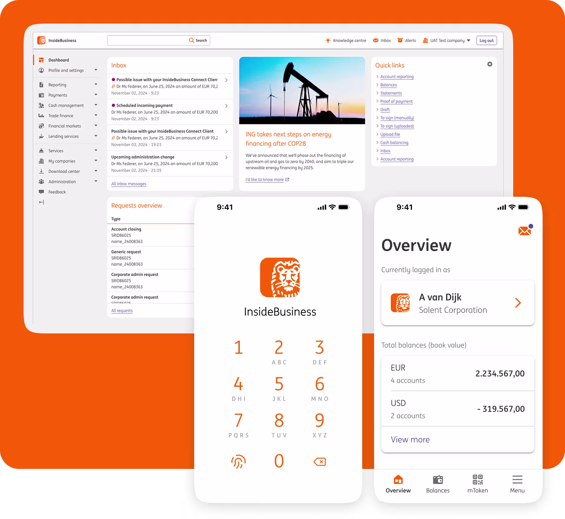 InsideBusiness dashboard